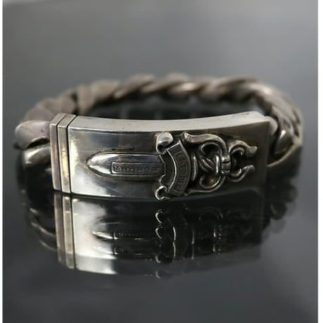 Chrome Hearts Dagger ID Classic Link Bracelet 13 Links #30894