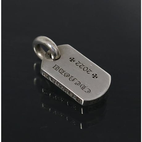 Chrome Hearts Tiny RS Cross Dog Tag Pendant #102291