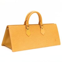 Louis Vuitton Sac Triangle Handbag Epi Leather Yellow M52099 #75280