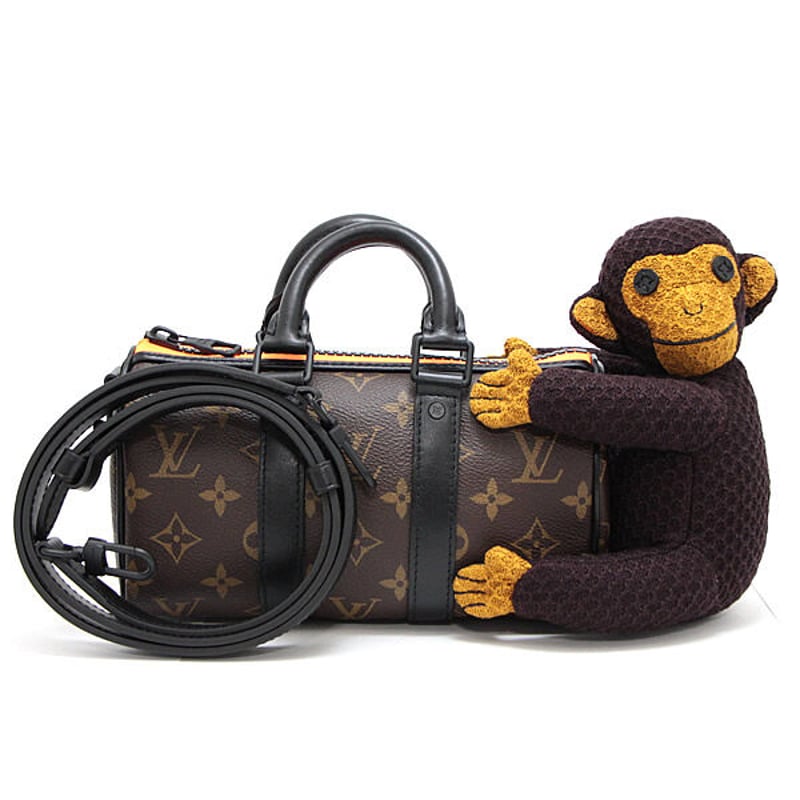 Brown Monogram Coated Canvas Zoom with Friends Keepall XS