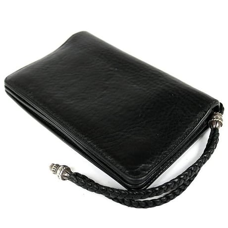 Chrome Hearts 2ZIP Strap Wallet Black   #101659