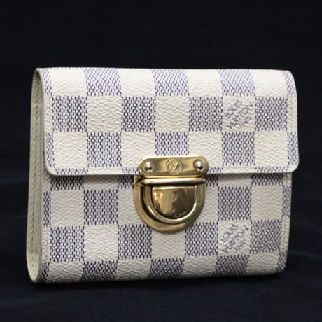 Louis Vuitton Koala Trifold Wallet Damier Azur N60013 #75272