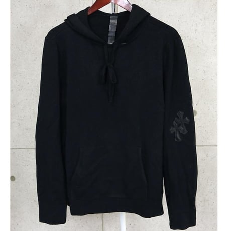 Chrome Hearts Cross Patch Cashmere Pullover Hoodie ＃98915