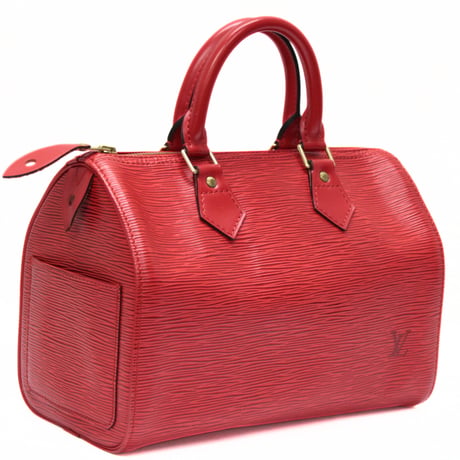 Louis Vuitton Keepall 25 Boston Bag Epi Leather Red M43017 #73996