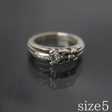 Chrome Hearts Baby Classic Dagger Pavé Diamond Ring #101553