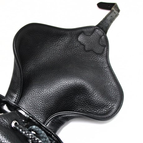 Chrome Hearts Mini Backpack Black Leather #30792