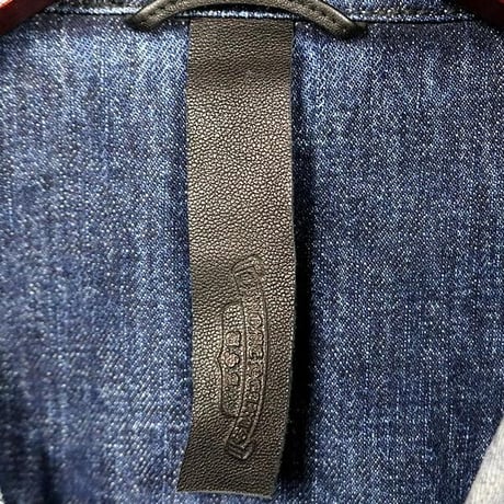 Chrome Hearts LOOSE END Cross Patch Denim Shirt #103558