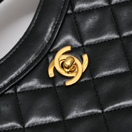 CHANEL 31 Mini Shopping Bag Quilted Lambskin Black #19295