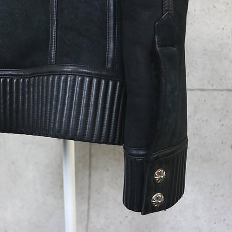 Chrome Hearts Dagger ZIP Mouton Jacket #101603