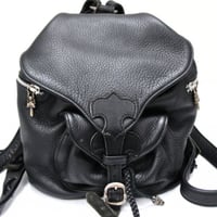 Chrome Hearts Mini Backpack Black Leather #30792