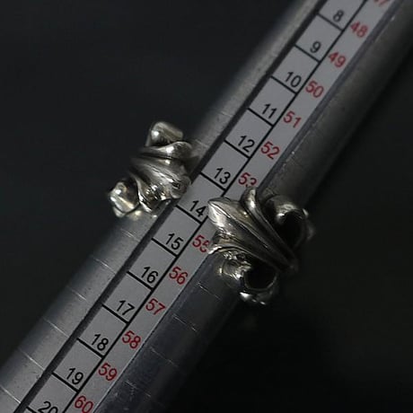 Chrome Hearts Double Floral Cross Ring  #103157