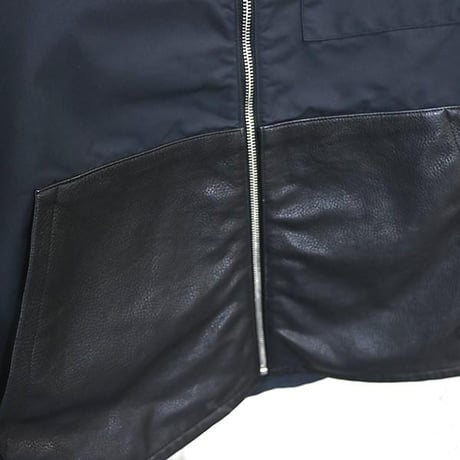 Chrome Hearts Carpenter Leather Pocket Zip Shirt ＃102132