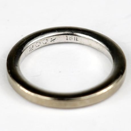 Chrome Hearts 18K White Gold NTFL Ring #103591