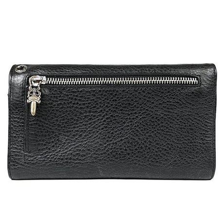 Chrome Hearts Wave Wallet Cross Button Tri-Fold Wallet   #101610