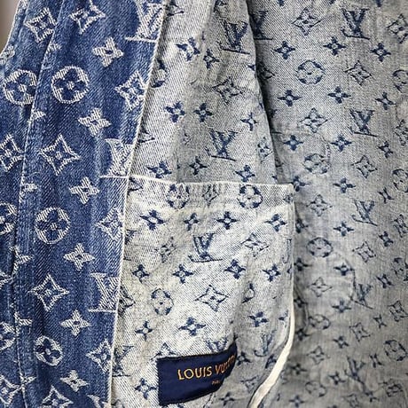 Louis Vuitton x NIGO Monogram Patchwork Denim Jacket #31376