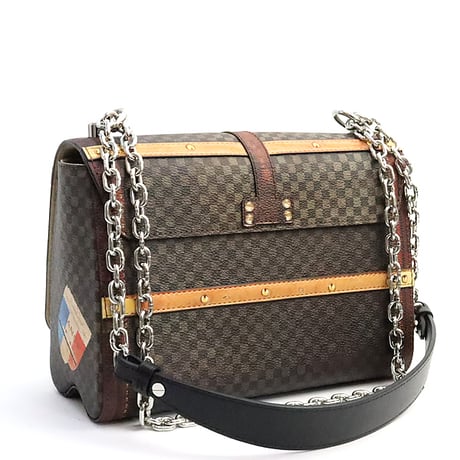 Louis Vuitton Time Trunk Twist MM Shoulder Bag Transformed Damier M52270 #19135
