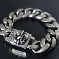 Chrome Hearts Large Classic Link BS Flare Box ID Bracelet 13 Links #101851