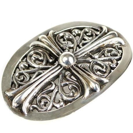 Chrome Hearts Large Classic Oval Cross Buckle #31377
