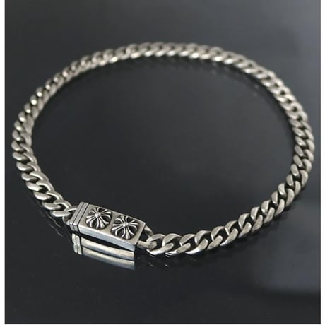 Chrome Hearts Double CH Plus Baby ID Bracelet/ Choker/ Necklace #101988