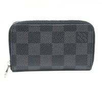 Louis Vuitton Zippy Coin Purse Damier Graphite Canvas N63076 #74278