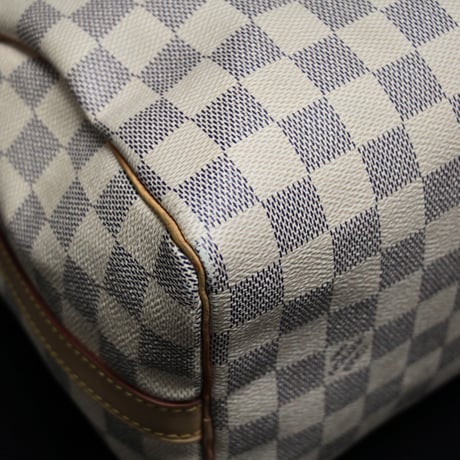 Louis Vuitton Speedy Bandouliere 25 Handbag Damier Azur Canvas N41374 #74254