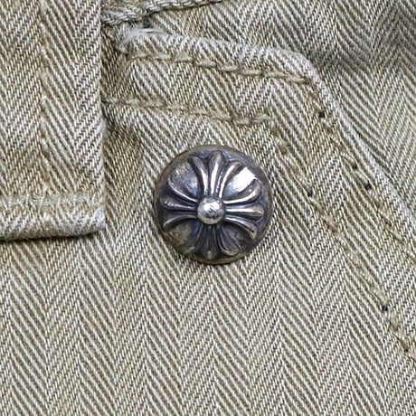 Chrome Hearts Herringbone Carpenter Pants Beige #31167