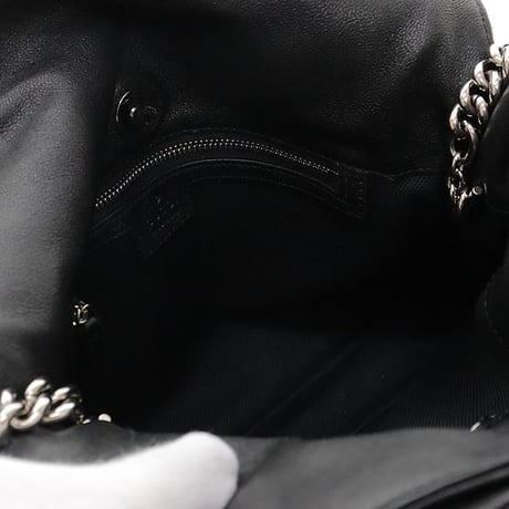 GUCCI Small Blondie Tote Bag Leather Black #75110