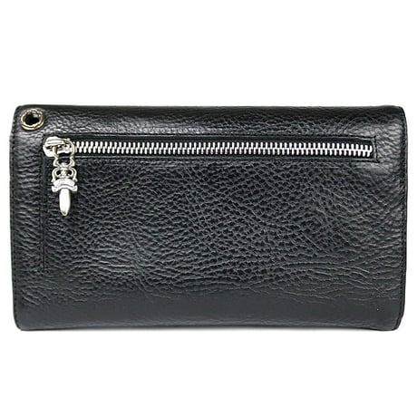 Chrome Hearts Brand-New Cross Button Wave Wallet #31356