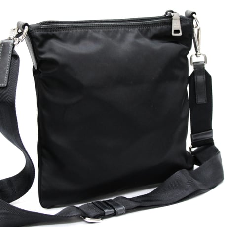 PRADA Shoulder Bag Nylon Black ＃74609