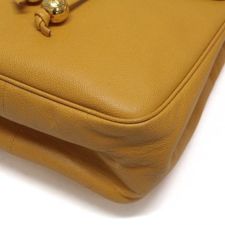 CHANEL Turnlock Flap Backpack Caviar Beige #74981