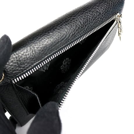 Chrome Hearts Brand-New Cross Button Wave Wallet #31356