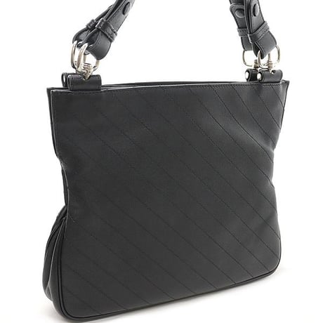 GUCCI Small Blondie Tote Bag Leather Black #75110