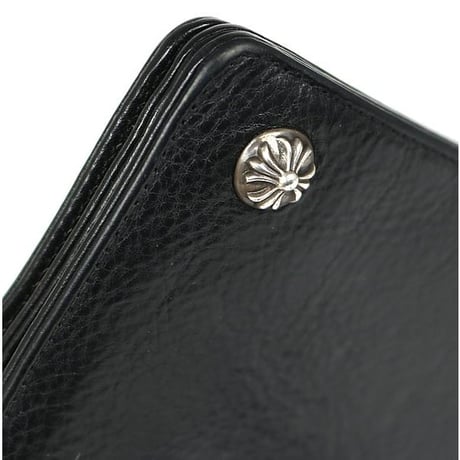 Chrome Hearts 2ZIP Strap Wallet Black   #101659