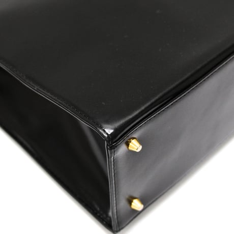YVES SAINT LAURENT Vintage Shoulder Bag Leather Black #74809