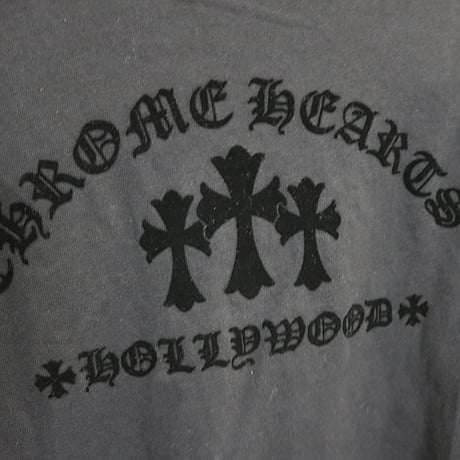Chrome Hearts 3 Cemetery Cross CH Logo Long Sleeve T-Shirt #30752