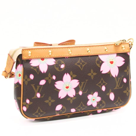 Louis Vuitton x Murakami Pochette Accessory Pouch Monogram Cherry Blossom M92006 #75310