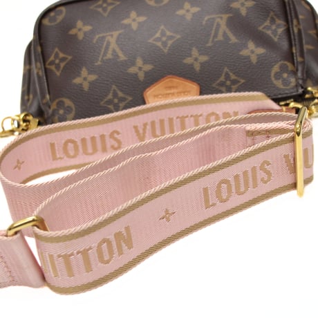 Louis Vuitton Multi Pochette Accessoires Handbag Monogram Canvas Pink M44840 #73627