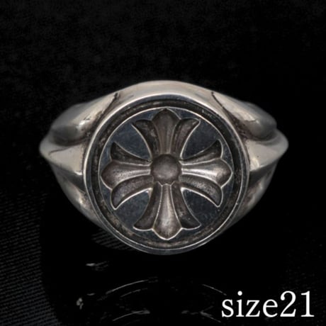 Chrome Hearts CH Plus Seal Stamp Ring #30860