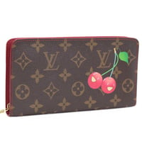 Louis Vuitton x Murakami Porte Monnaie Zip Long Wallet Monogram Cherry M95006 #74925