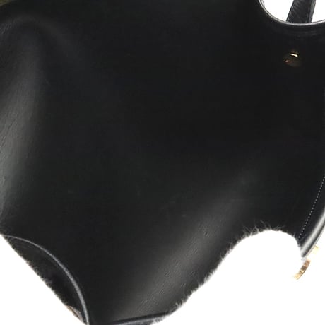 Christian Dior Flap Shoulder Bag Honeycomb Canvas Black #74744