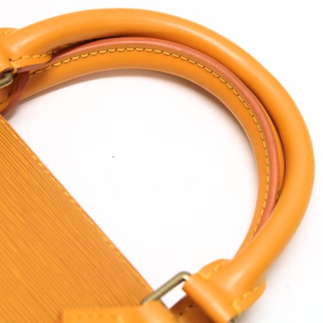 Louis Vuitton Sac Triangle Handbag Epi Leather Yellow M52099 #75280