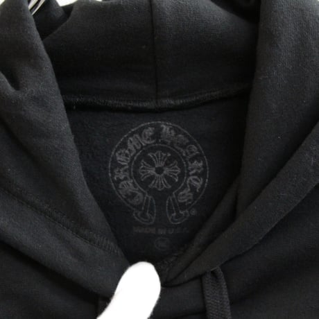 Chrome Hearts Old English logo Pullover Hoodie Black & Blue ＃30463