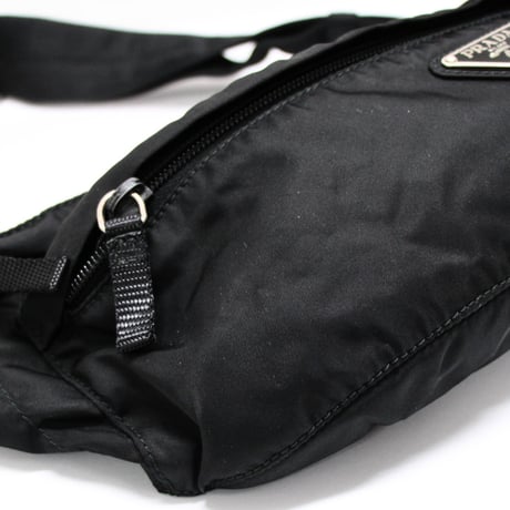 PRADA Waist bag Nylon Black #74579
