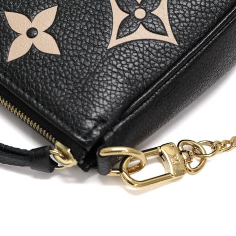 Louis Vuitton Mini Pochette Accessory Pouch Handbag Monogram Empreinte M80732 #74475