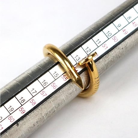 Chrome Hearts 22K CH Plus Flat Nail Ring #103609