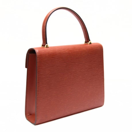 Louis Vuitton Malesherbes Handbag Epi Leather Kenya Brown M52373 #74996