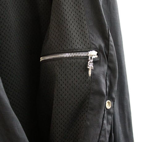 Chrome Hearts Coach Jacket Cross Ball Buttons All-Over CH Plus Print #31098
