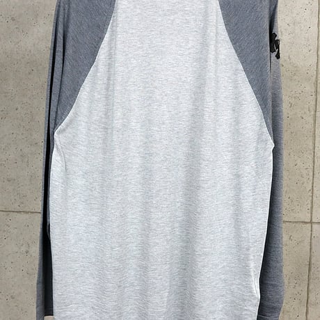 Chrome Hearts Y NOT Triple Cross Patch Long Sleeve Gray # 31187