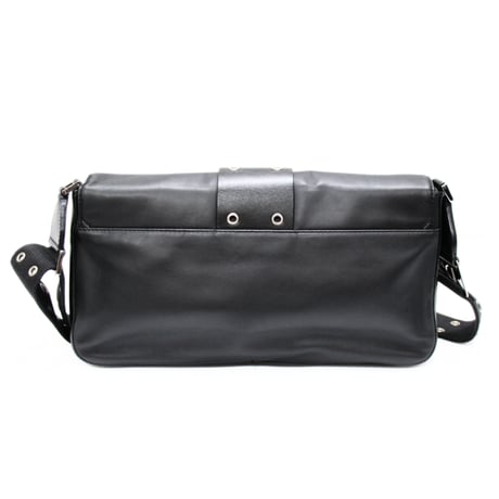 Christian Dior Street Chic Shoulder Bag Leather Black #75128