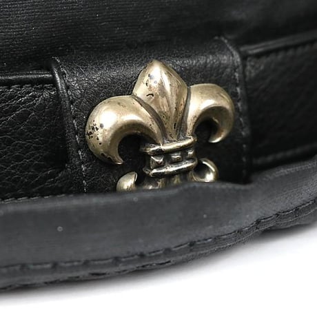 Chrome Hearts Gunslinger BS Flare Oiled Cotton Fedora Hat #103280